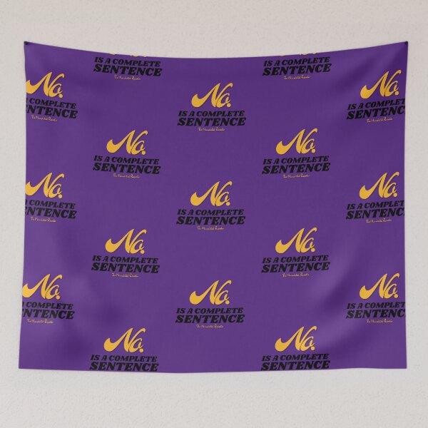 Item preview, No, is a Complete Sentence - Purple designed and sold by TheReporter1.