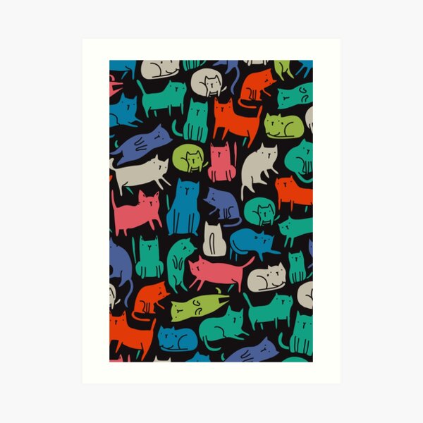 Cool Cats Art Print