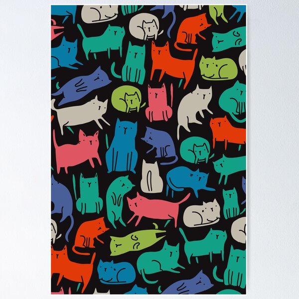 Cute doodles pattern Art Board Print for Sale by samboniface