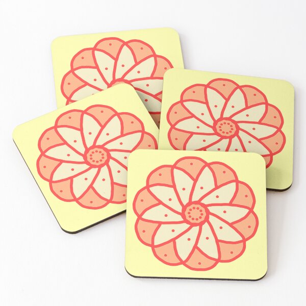 Item preview, Red illustrated flower NFT designed and sold by AurelsPrints.