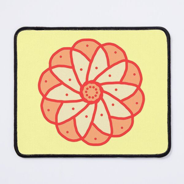 Item preview, Red illustrated flower NFT designed and sold by AurelsPrints.