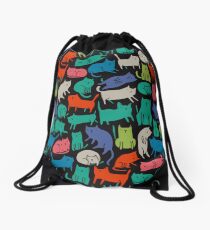 Cool Cats Drawstring Bag