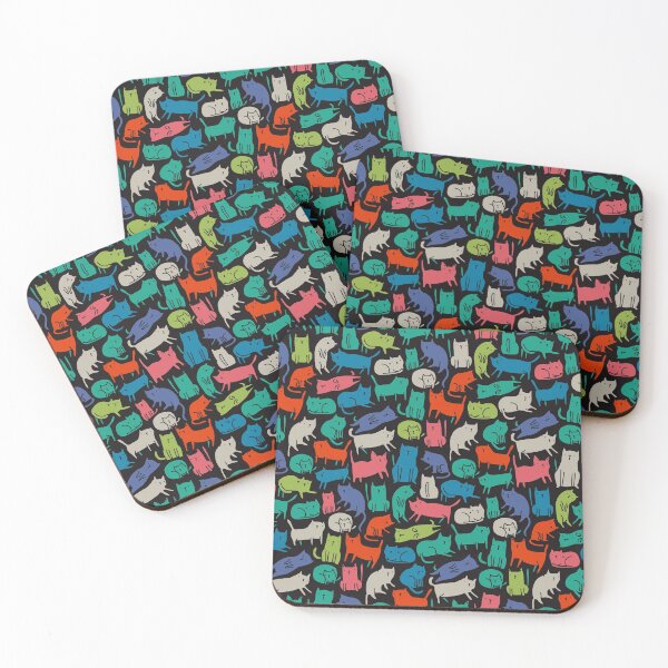 Item preview, Cool Cats. Funny cute colorful pet design. designed and sold by kostolom3000.