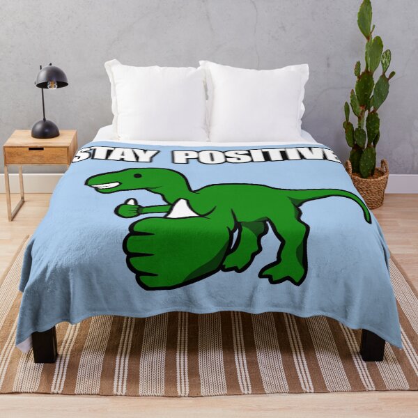 Item preview, Stay Positive Iguanodon designed and sold by jezkemp.