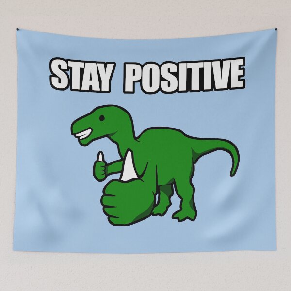 Item preview, Stay Positive Iguanodon designed and sold by jezkemp.