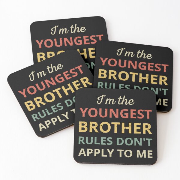 Item preview, Matching Brothers - Youngest Brother Rules Don't Apply III designed and sold by Lemon Pepper.