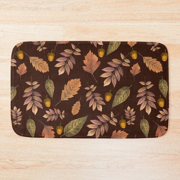 Item preview, Autumn Leaves and Acorns Pattern designed and sold by silviaol.