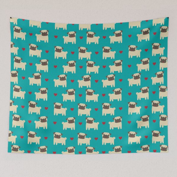 Item preview, Cute Pug Pattern designed and sold by 37jlee.