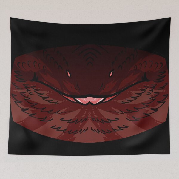 Item preview, Red Monster Bearded Dragon Mask designed and sold by TwilightSaint0.