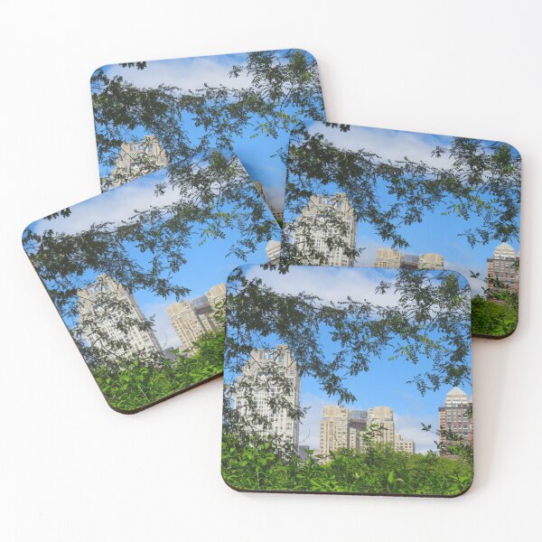 Item preview, NYC Central Park : view on the towers of Manhattan designed and sold by AHELENE.