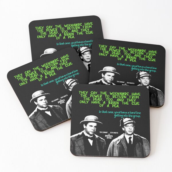 Item preview, 1980 Private Eyes and the Wookalars Movie Quote Winship and Tart designed and sold by gunsnhoney.