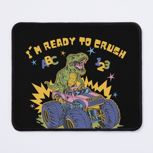 Item preview, I'm Ready To Crush 1st Grade Dinosaur Truck Back To School designed and sold by Echo Dusk.
