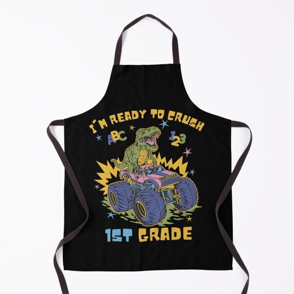 Item preview, I'm Ready To Crush 1st Grade Dinosaur Truck Back To School designed and sold by Echo Dusk.