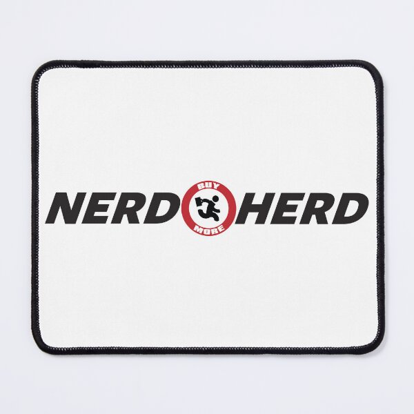 Item preview, Nerd Herd Logo Black designed and sold by Gadgetmobile.