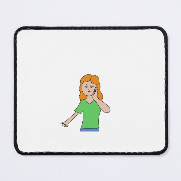 Item preview, Girl on Phone  designed and sold by angrystickergal.