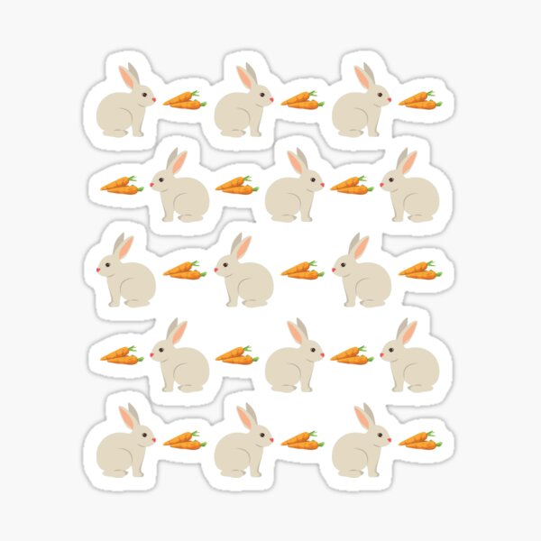 Item preview, Cute Bunny Pattern designed and sold by 37jlee.