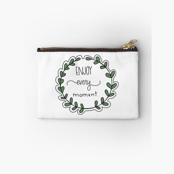 Item preview, 'Enjoy Every Moment' Wreath Sticker designed and sold by Taylor Wutrick.