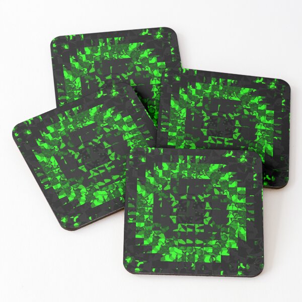 Item preview, Spiral Pixelated Gamer Pattern designed and sold by Boztik-Designs.