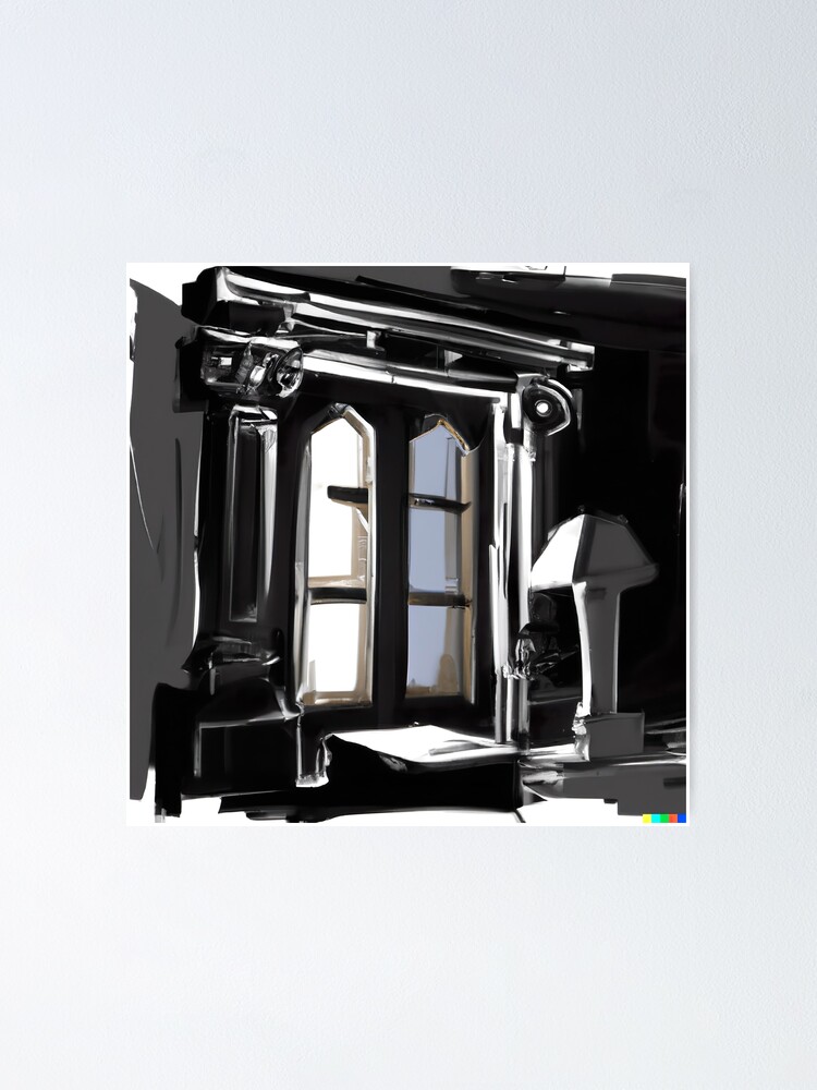 "Old Window Painting" Poster for Sale by GothamGamer117 Redbubble