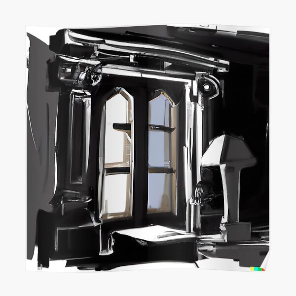 "Old Window Painting" Poster for Sale by GothamGamer117 Redbubble