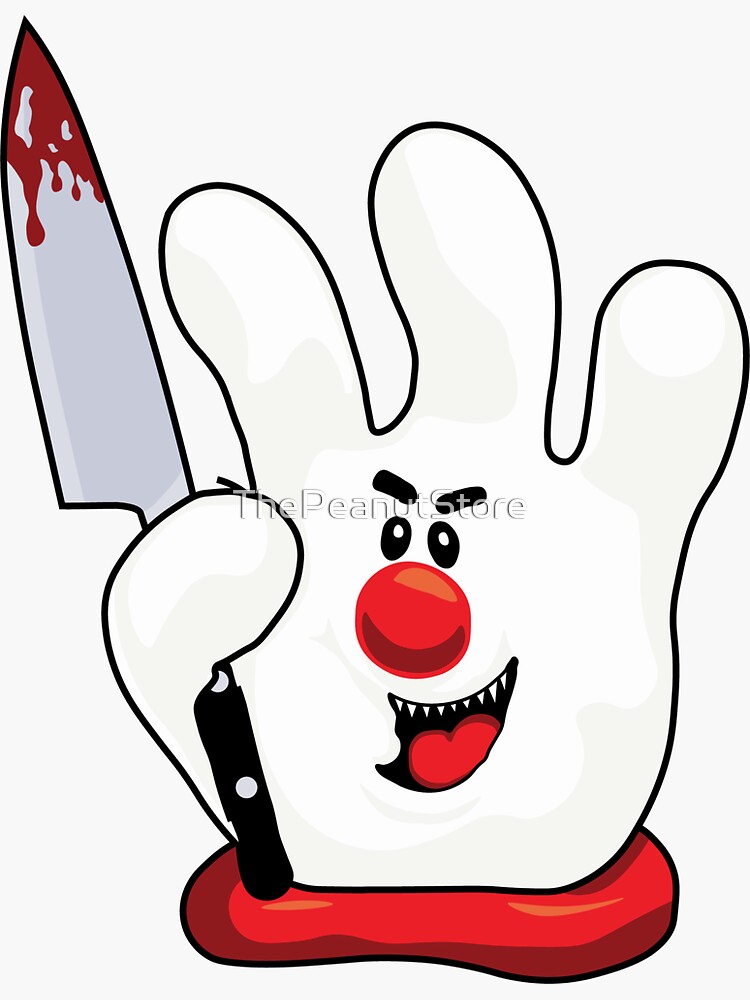 "Hamburger Killer" Sticker for Sale by ThePeanutStore Redbubble