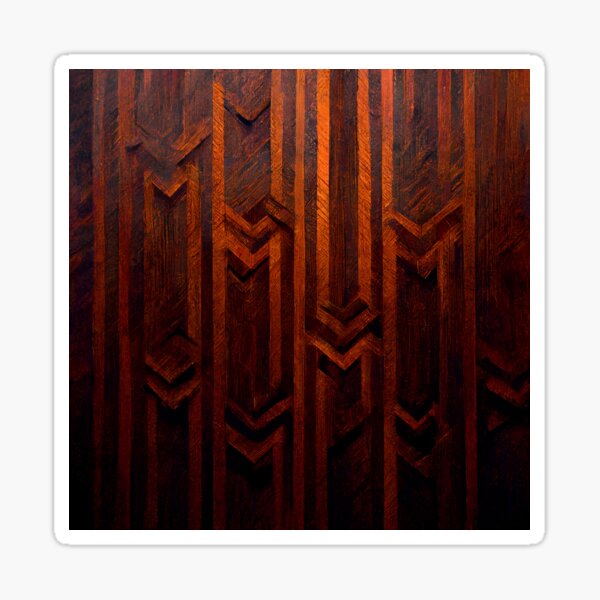 "Dark Mahogany Lumber Wood Texture Pattern" Sticker for Sale by