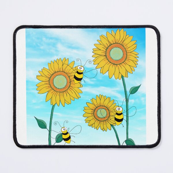 Item preview, Springtime With Sunflowers and Bees. designed and sold by Belknap.