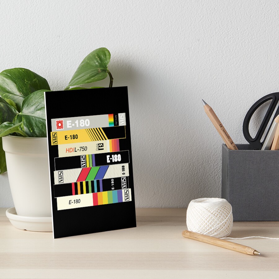 "VHS blank tapes" Art Board Print for Sale by MarcBaum Redbubble