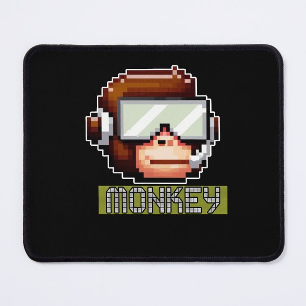 Item preview, 8 bit retro space monkey designed and sold by AllLeftSides42.