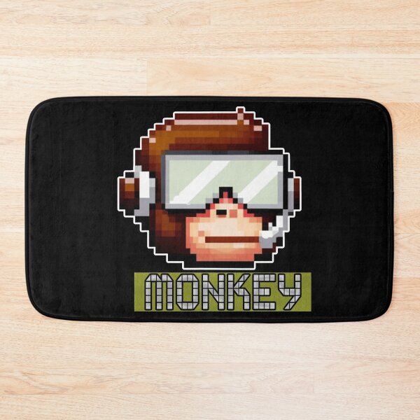 Item preview, 8 bit retro space monkey designed and sold by AllLeftSides42.