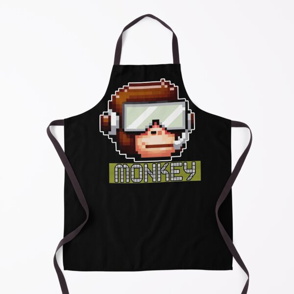 Item preview, 8 bit retro space monkey designed and sold by AllLeftSides42.