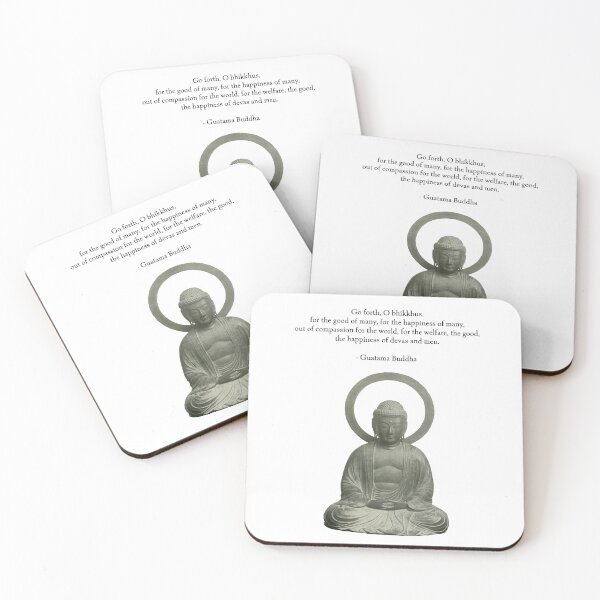 Item preview, Buddha Statue, Buddhist Art with Quote designed and sold by TheMurphyGirl.