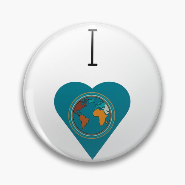 Item preview, I love the world - I love our earth designed and sold by Zeewind.