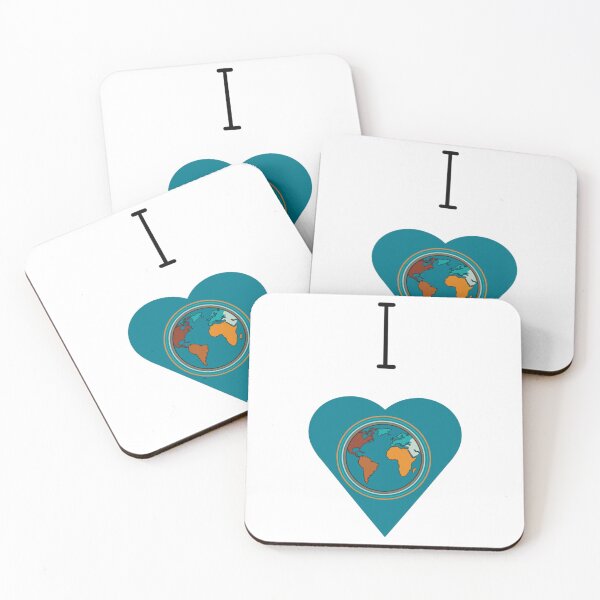 Item preview, I love the world - I love our earth designed and sold by Zeewind.