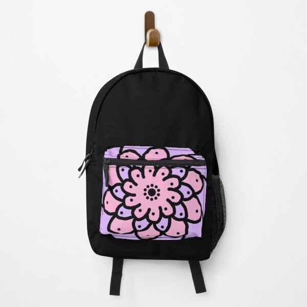 Artikelvorschau, rosa und lila Blumenillustration NFT entworfen und verkauft von AurelsPrints.