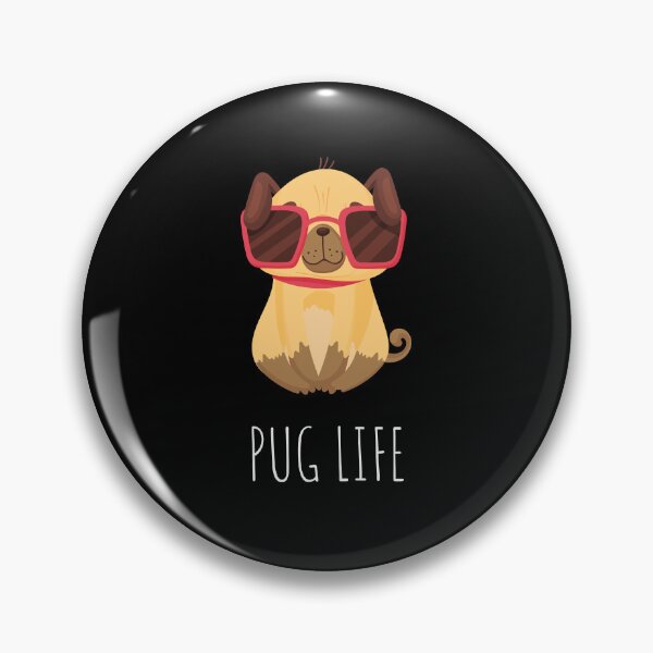 Item preview, vida pug divertida designed and sold by Emperors-Shop.