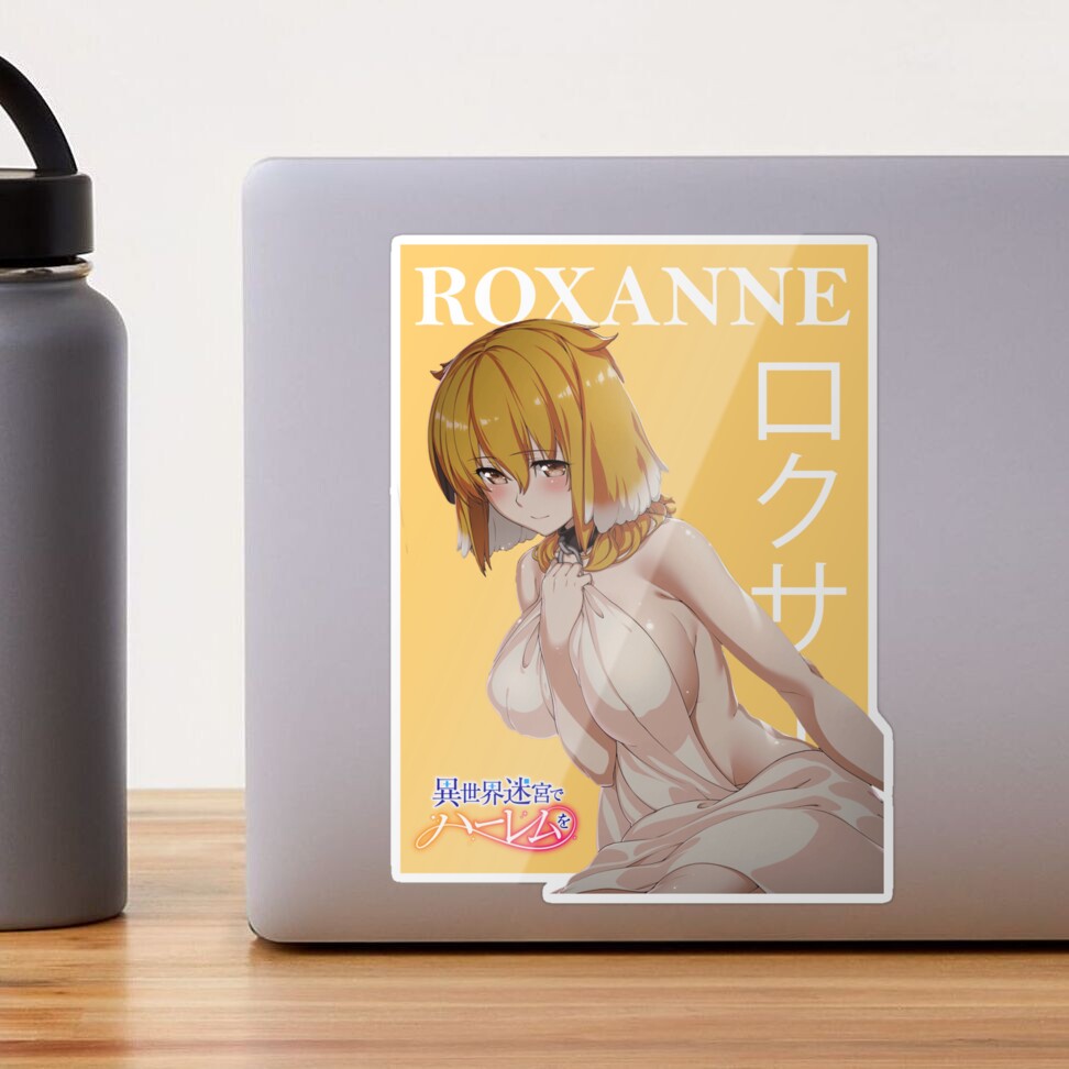 Roxanne - Isekai Meikyuu de Harem Wo Sticker for Sale by EpicScorpShop