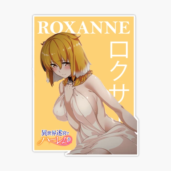 Roxanne - Isekai Meikyuu de Harem Wo Sticker for Sale by EpicScorpShop