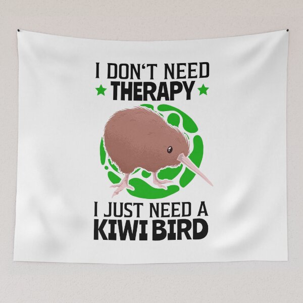 Item preview, Kiwi bird are my therapy snipe ostrich designed and sold by madgrfx.