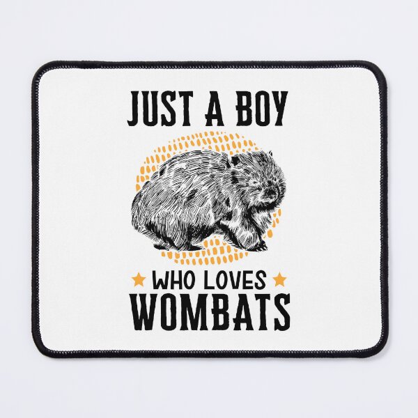 Item preview, Just a boy who loves wombats designed and sold by madgrfx.