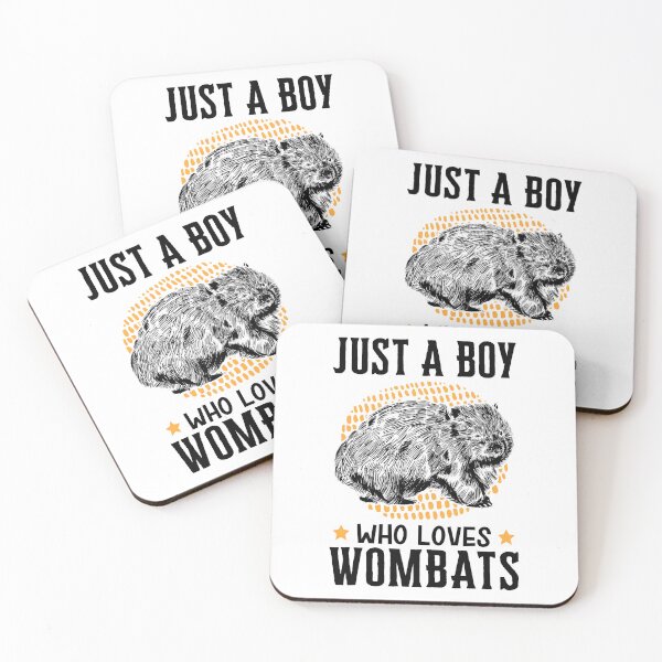 Item preview, Just a boy who loves wombats designed and sold by madgrfx.
