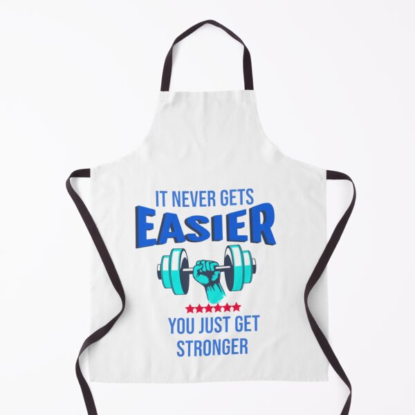 Item preview, It Never Gets Easier You Just Get Stronger Gym Funny designed and sold by H-ALPHA.
