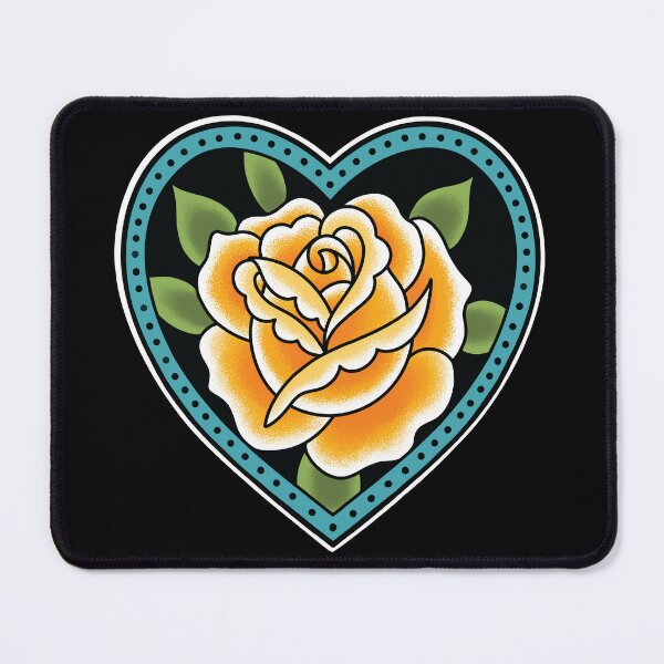 Item preview, Yellow Rose Traditional Tattoo designed and sold by SevenRelics.