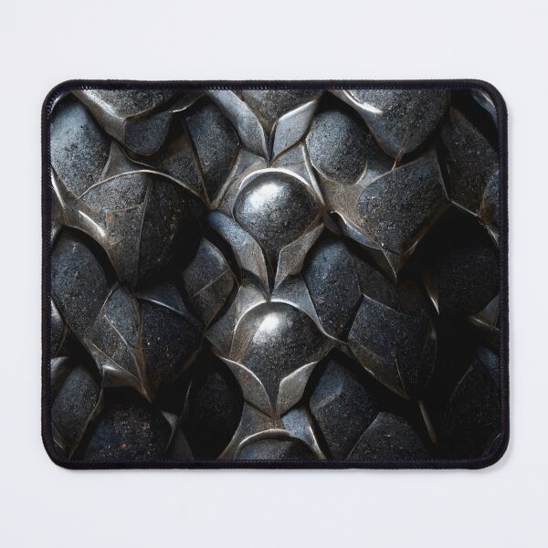 Item preview, Armored Metal Texture Iron Metallic Pattern designed and sold by MythicPrompts.