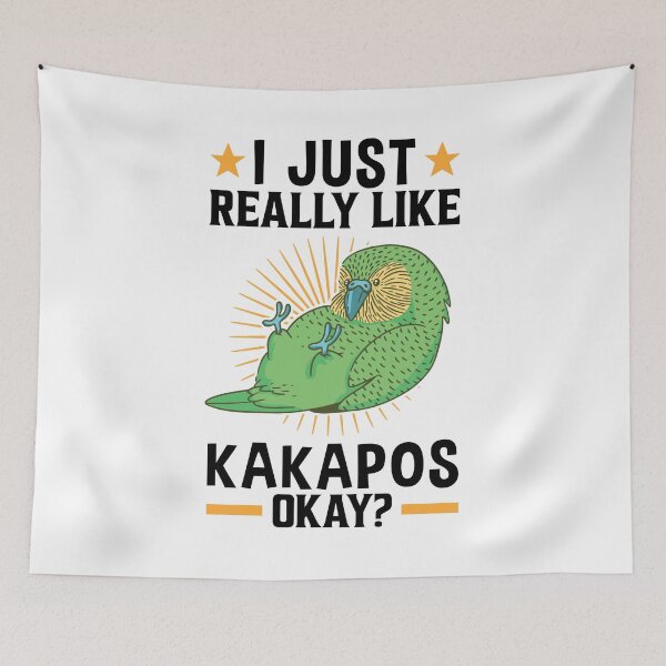 Item preview, I just like Kakapo flightless parrot designed and sold by madgrfx.