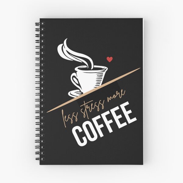 Item preview, less stress more coffee designed and sold by DoraHappy.