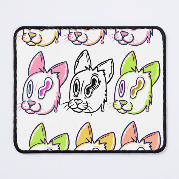 Item preview, Colourful Crazy cats designed and sold by Colonels Basement.