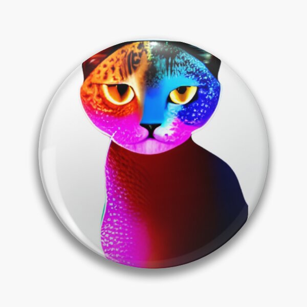 Item preview, The artwork of a colourful cat designed and sold by ralick.