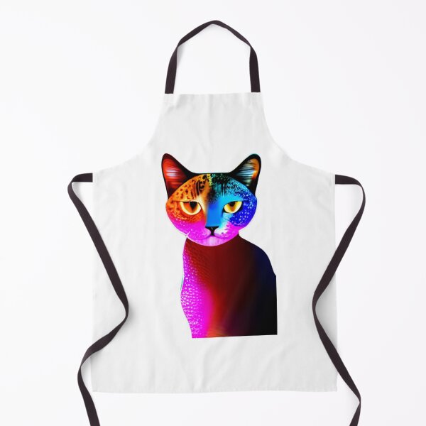 Item preview, The artwork of a colourful cat designed and sold by ralick.