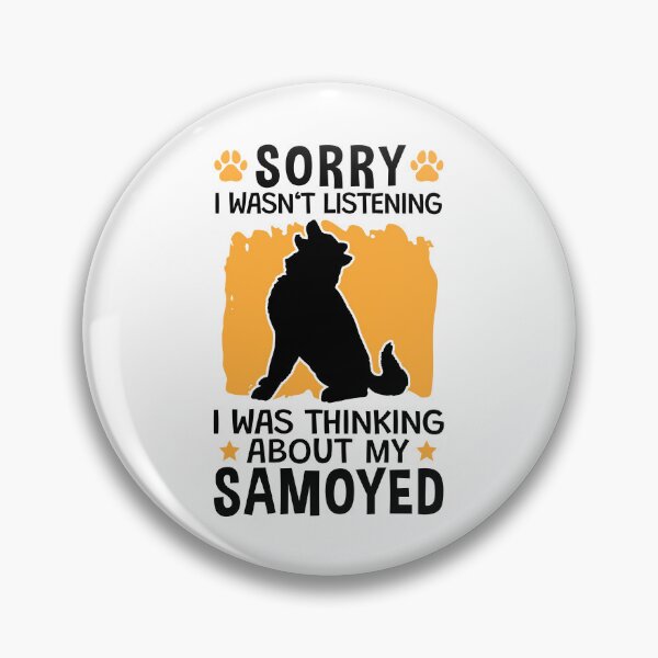 Item preview, Thought of Samoyed Nordic sled dog designed and sold by madgrfx.